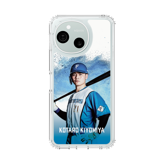 スリムプロテクションケース［ 北海道日本ハムファイターズ - ホワイト - KIYOMIYA ］