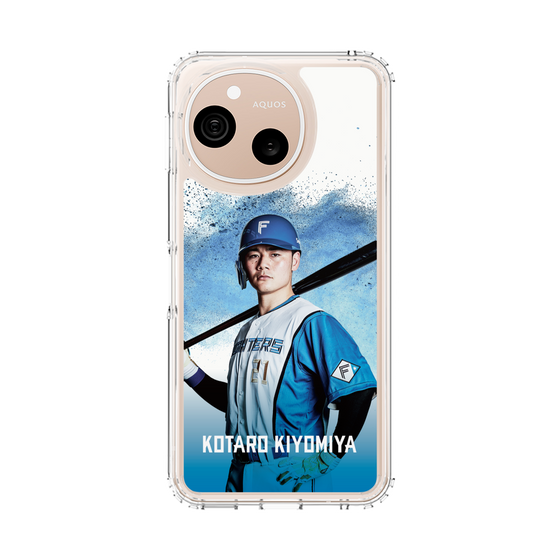 スリムプロテクションケース［ 北海道日本ハムファイターズ - ホワイト - KIYOMIYA ］