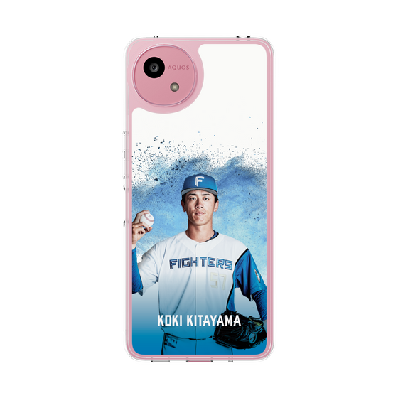 スリムプロテクションケース［ 北海道日本ハムファイターズ - ホワイト - KITAYAMA ］