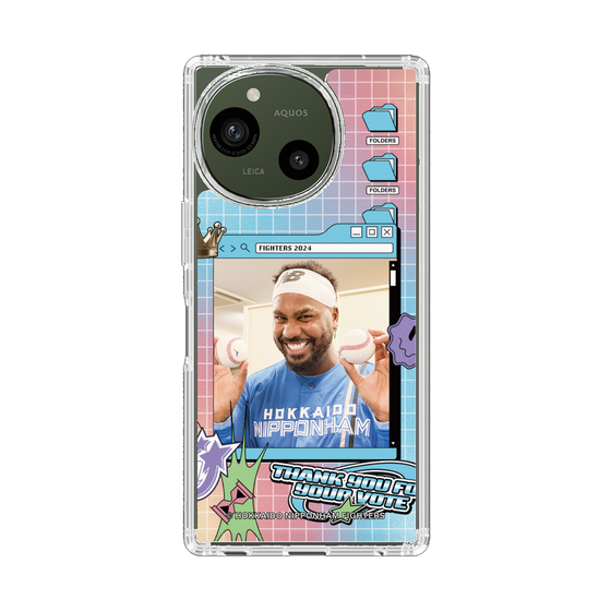 スリムプロテクションケース［ 北海道日本ハムファイターズ - SNS風 - REYES ］