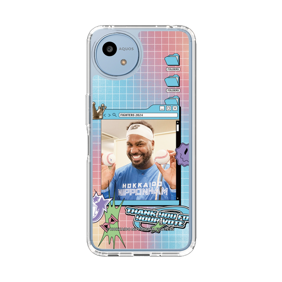 スリムプロテクションケース［ 北海道日本ハムファイターズ - SNS風 - REYES ］