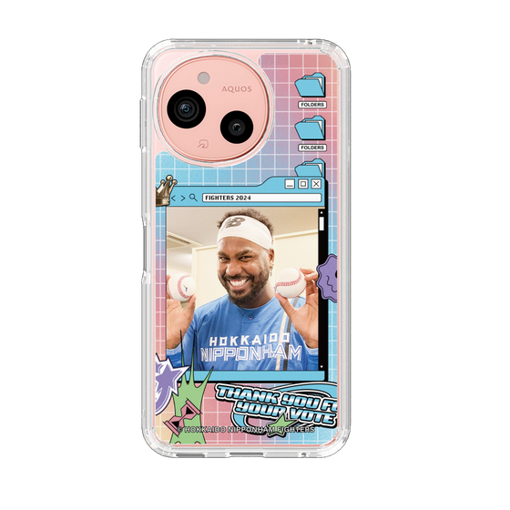 スリムプロテクションケース［ 北海道日本ハムファイターズ - SNS風 - REYES ］