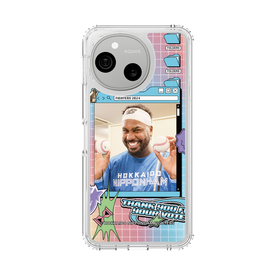 スリムプロテクションケース［ 北海道日本ハムファイターズ - SNS風 - REYES ］