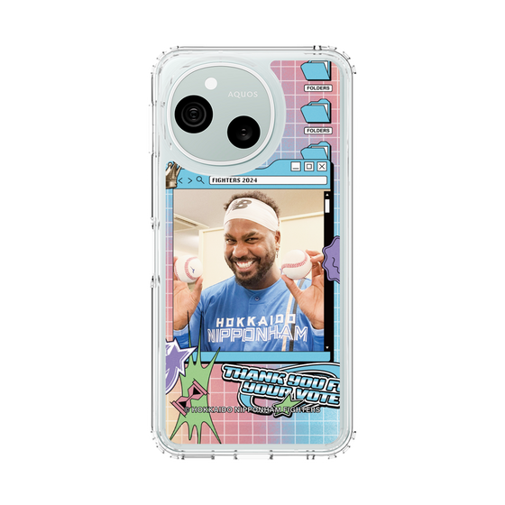 スリムプロテクションケース［ 北海道日本ハムファイターズ - SNS風 - REYES ］