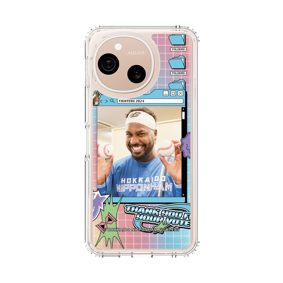 スリムプロテクションケース［ 北海道日本ハムファイターズ - SNS風 - REYES ］