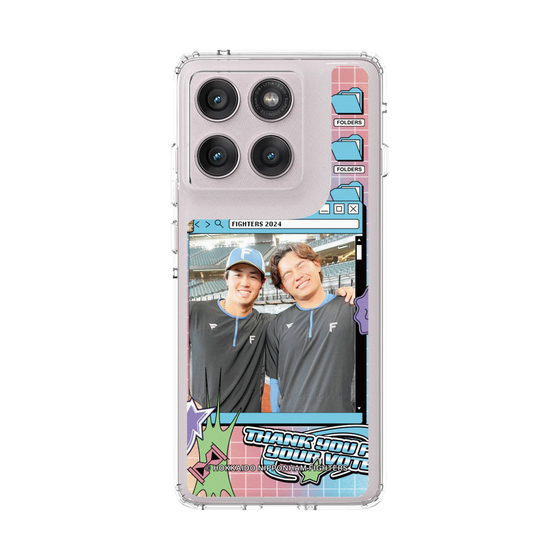 スリムプロテクションケース［ 北海道日本ハムファイターズ - SNS風 - HOSOKAWA&TAMIYA ］