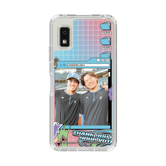 スリムプロテクションケース［ 北海道日本ハムファイターズ - SNS風 - HOSOKAWA&TAMIYA ］