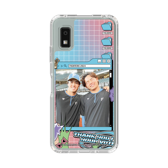 スリムプロテクションケース［ 北海道日本ハムファイターズ - SNS風 - HOSOKAWA&TAMIYA ］