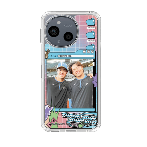 スリムプロテクションケース［ 北海道日本ハムファイターズ - SNS風 - HOSOKAWA&TAMIYA ］