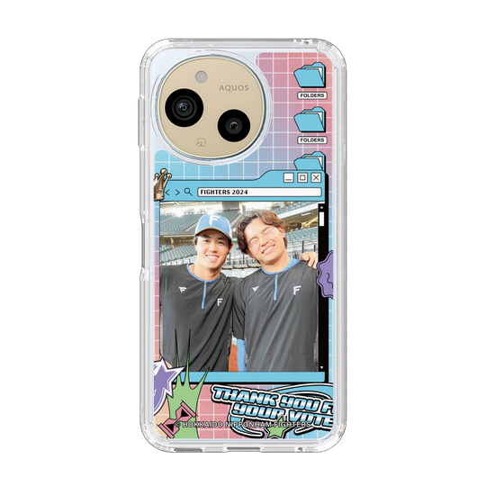 スリムプロテクションケース［ 北海道日本ハムファイターズ - SNS風 - HOSOKAWA&TAMIYA ］