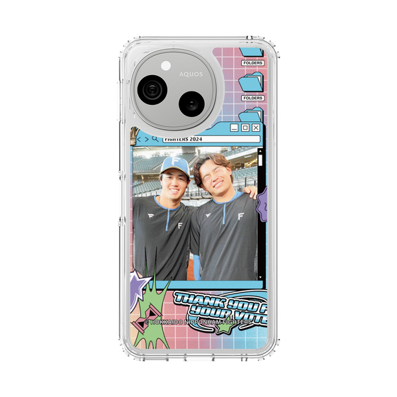 スリムプロテクションケース［ 北海道日本ハムファイターズ - SNS風 - HOSOKAWA&TAMIYA ］