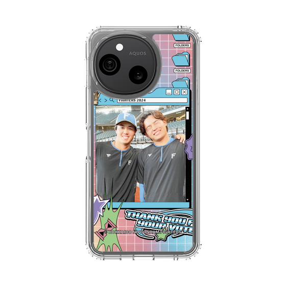 スリムプロテクションケース［ 北海道日本ハムファイターズ - SNS風 - HOSOKAWA&TAMIYA ］