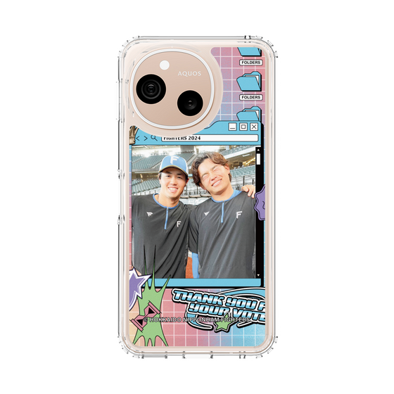 スリムプロテクションケース［ 北海道日本ハムファイターズ - SNS風 - HOSOKAWA&TAMIYA ］