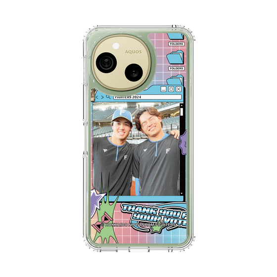 スリムプロテクションケース［ 北海道日本ハムファイターズ - SNS風 - HOSOKAWA&TAMIYA ］