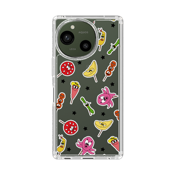 スリムプロテクションケース［ クシニョロ - 串カツの具材 ］