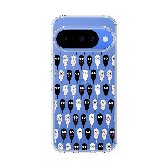 スリムプロテクションケース［ クシニョロ - クシニョロ - モノクロ ］