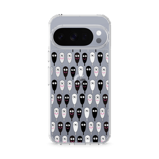 スリムプロテクションケース［ クシニョロ - クシニョロ - モノクロ ］