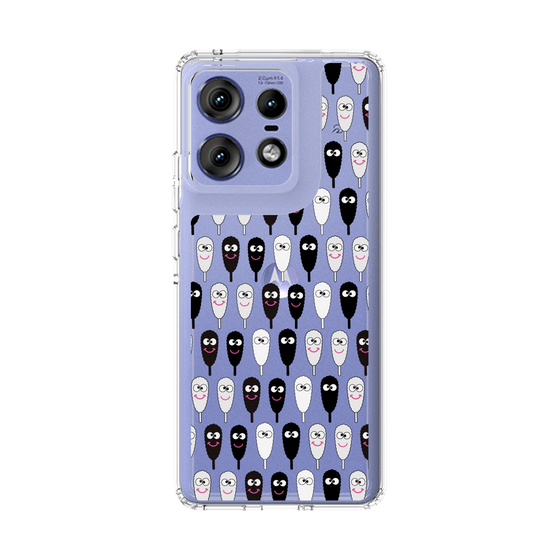 スリムプロテクションケース［ クシニョロ - クシニョロ - モノクロ ］