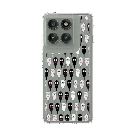 スリムプロテクションケース［ クシニョロ - クシニョロ - モノクロ ］