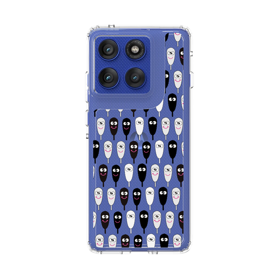 スリムプロテクションケース［ クシニョロ - クシニョロ - モノクロ ］