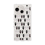 スリムプロテクションケース［ クシニョロ - クシニョロ - モノクロ ］