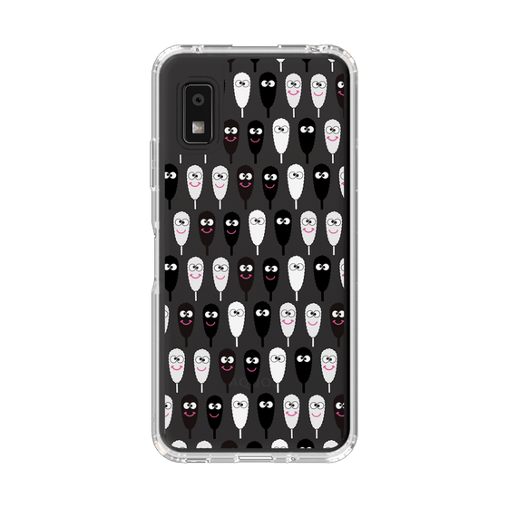 スリムプロテクションケース［ クシニョロ - クシニョロ - モノクロ ］