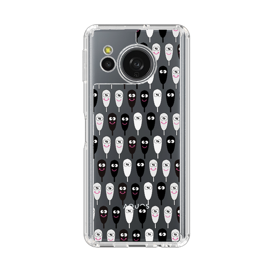 スリムプロテクションケース［ クシニョロ - クシニョロ - モノクロ ］