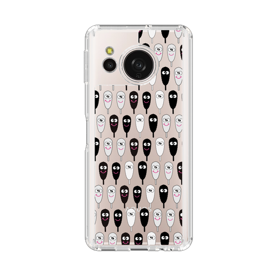 スリムプロテクションケース［ クシニョロ - クシニョロ - モノクロ ］