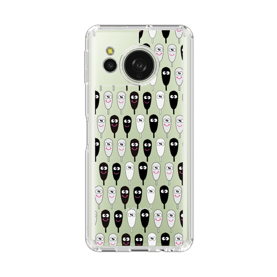 スリムプロテクションケース［ クシニョロ - クシニョロ - モノクロ ］