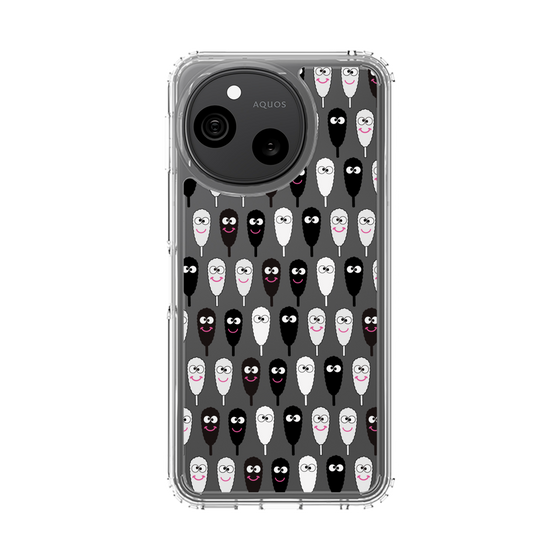 スリムプロテクションケース［ クシニョロ - クシニョロ - モノクロ ］