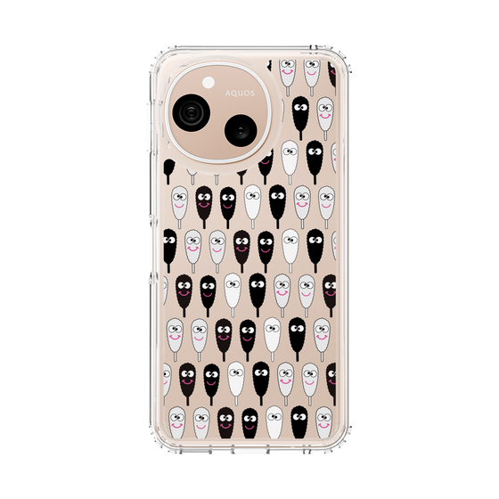 スリムプロテクションケース［ クシニョロ - クシニョロ - モノクロ ］