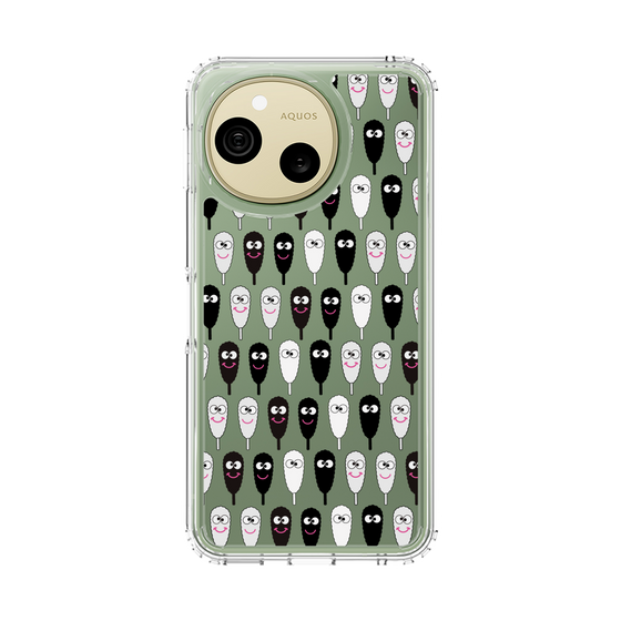 スリムプロテクションケース［ クシニョロ - クシニョロ - モノクロ ］