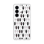 スリムプロテクションケース［ クシニョロ - クシニョロ - モノクロ ］
