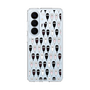 スリムプロテクションケース［ クシニョロ - クシニョロ - モノクロ ］