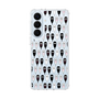 スリムプロテクションケース［ クシニョロ - クシニョロ - モノクロ ］