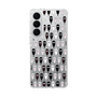 スリムプロテクションケース［ クシニョロ - クシニョロ - モノクロ ］