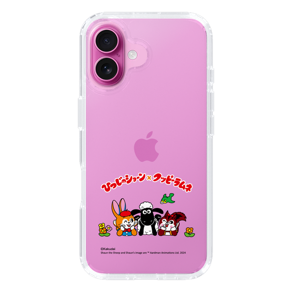 スリムプロテクションケース for Apple iPhone 16 Plus［ ひつじ