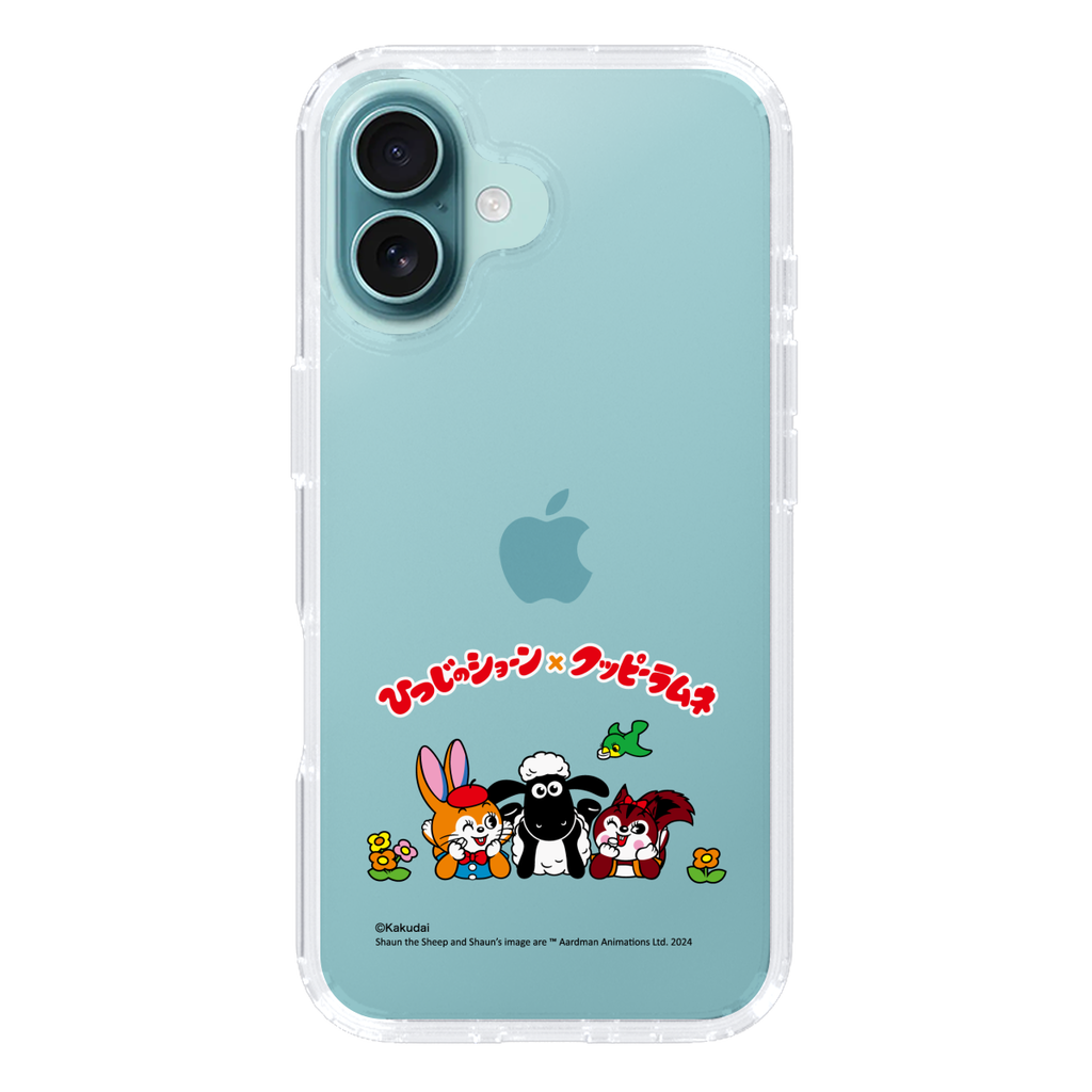 スリムプロテクションケース for Apple iPhone 16 Plus［ ひつじ