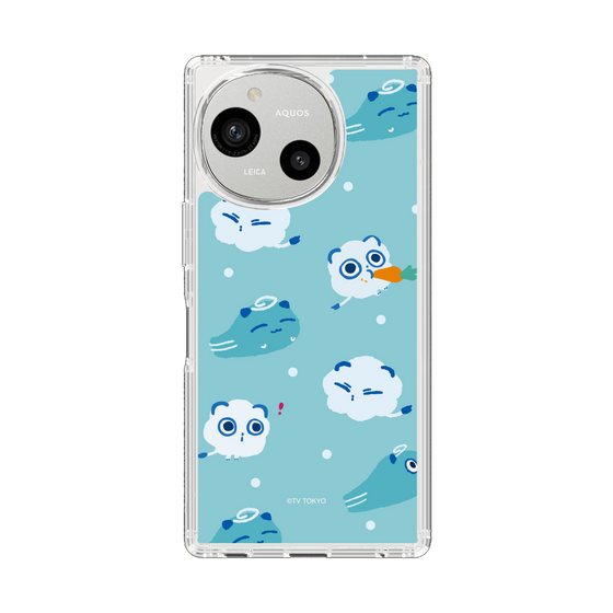 スリムプロテクションケース［ シナぷしゅ - そらのライオンとかぜちゃん - 総柄 ］