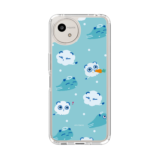 スリムプロテクションケース［ シナぷしゅ - そらのライオンとかぜちゃん - 総柄 ］