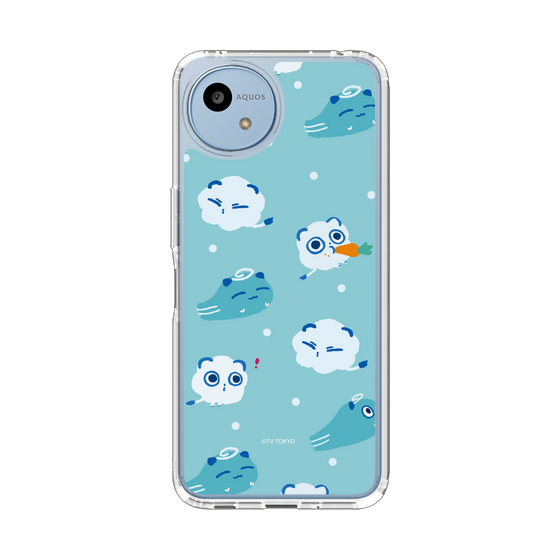 スリムプロテクションケース［ シナぷしゅ - そらのライオンとかぜちゃん - 総柄 ］