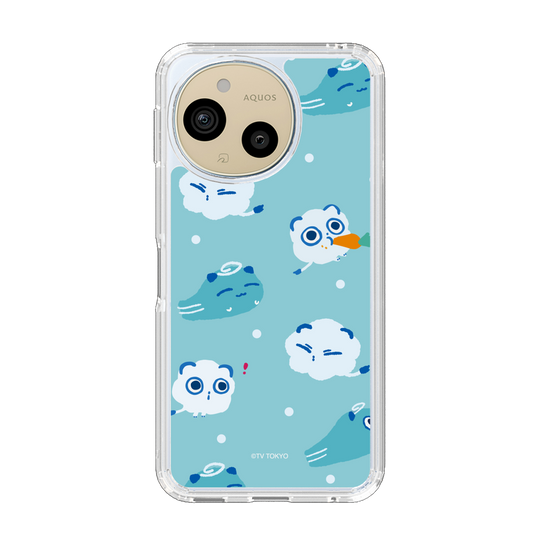 スリムプロテクションケース［ シナぷしゅ - そらのライオンとかぜちゃん - 総柄 ］