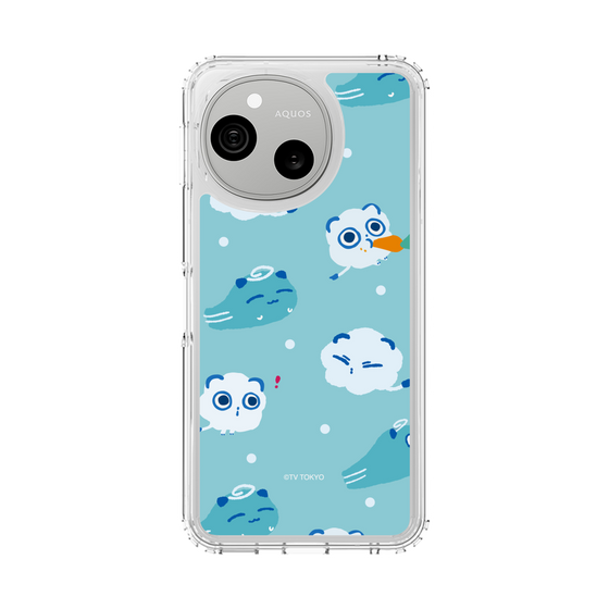 スリムプロテクションケース［ シナぷしゅ - そらのライオンとかぜちゃん - 総柄 ］