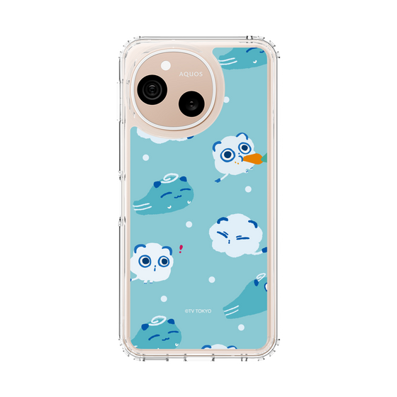 スリムプロテクションケース［ シナぷしゅ - そらのライオンとかぜちゃん - 総柄 ］