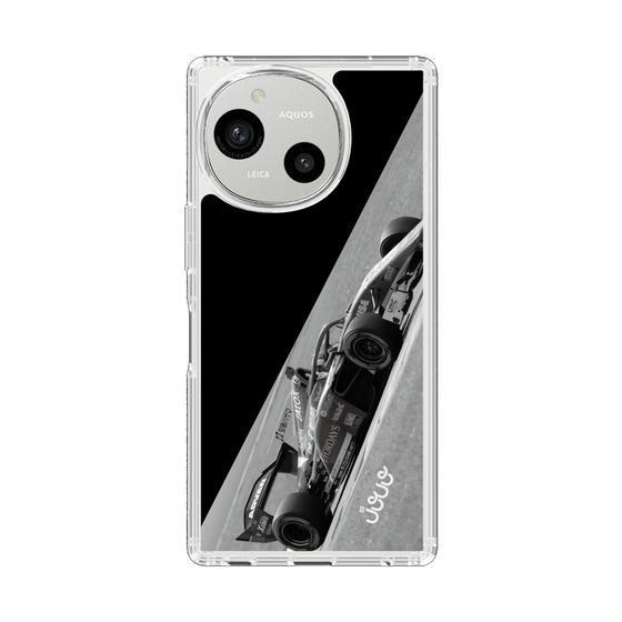 スリムプロテクションケース［ 野田樹潤 - モノクロ ］