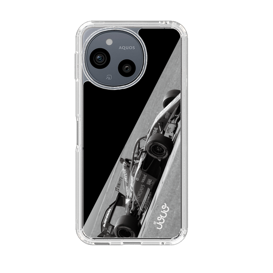 スリムプロテクションケース［ 野田樹潤 - モノクロ ］