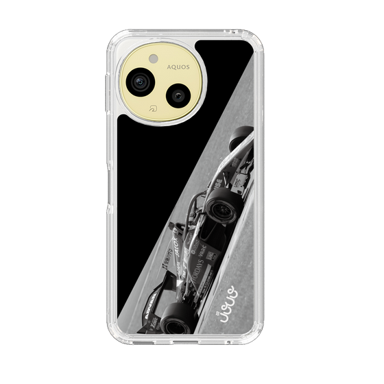 スリムプロテクションケース［ 野田樹潤 - モノクロ ］