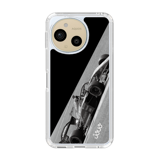 スリムプロテクションケース［ 野田樹潤 - モノクロ ］