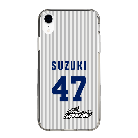 スリムプロテクションケース［ 日本精工 - #47 SUZUKI - 縦縞ユニフォーム ］