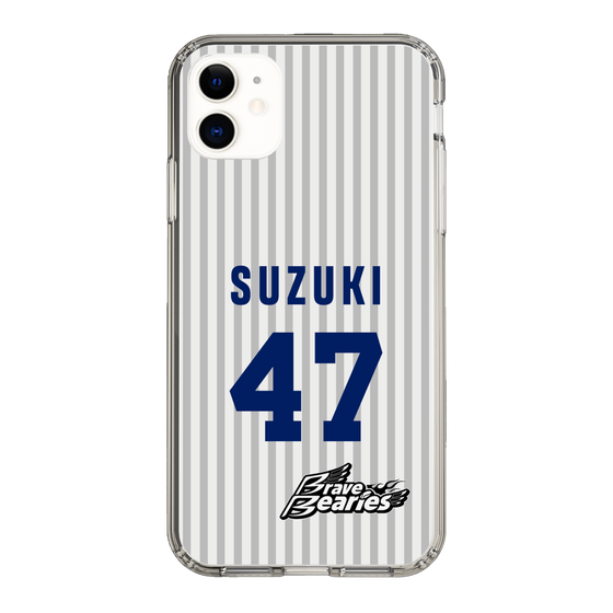 スリムプロテクションケース［ 日本精工 - #47 SUZUKI - 縦縞ユニフォーム ］